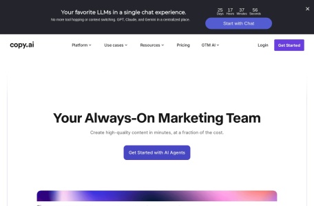 Copy.ai（Content Agents）