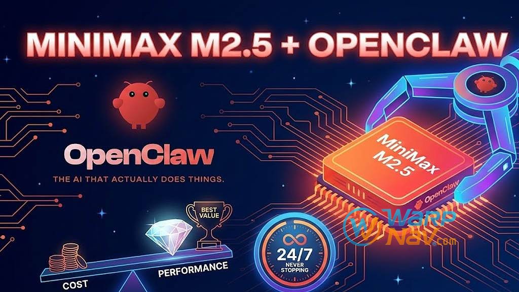 OpenClaw + MiniMax M2.5：Agent 永不停机，成本低至每月 200 美金