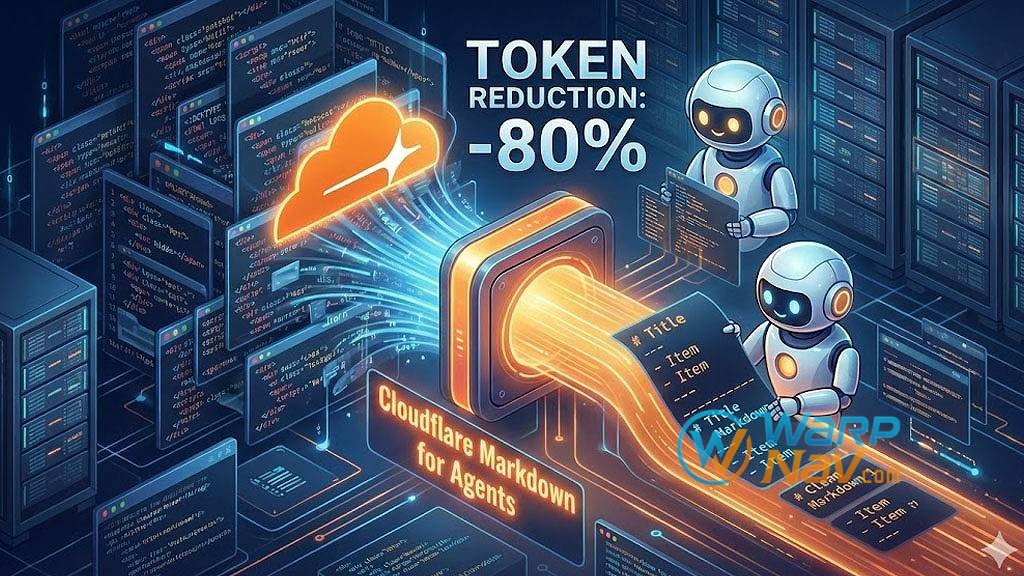 [工具] Cloudflare 新功能 – Markdown for Agents 让 AI Token 消耗减少 80%