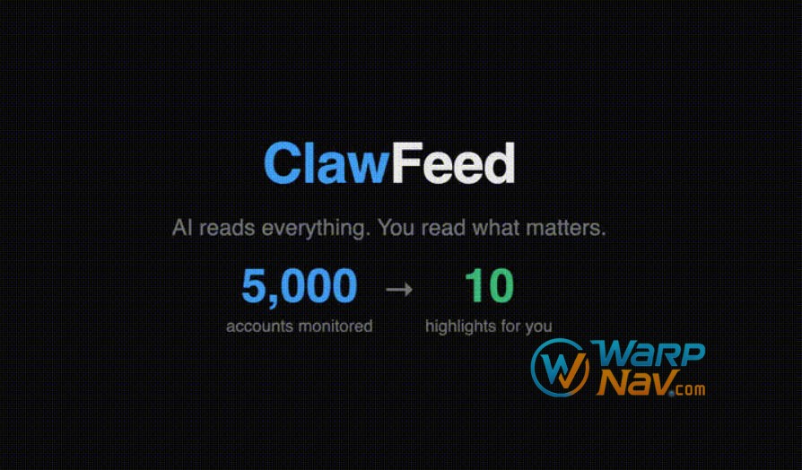 [Github发现] ClawFeed – 开源 AI 新闻聚合器，支持 Twitter/RSS/HackerNews 每日摘要