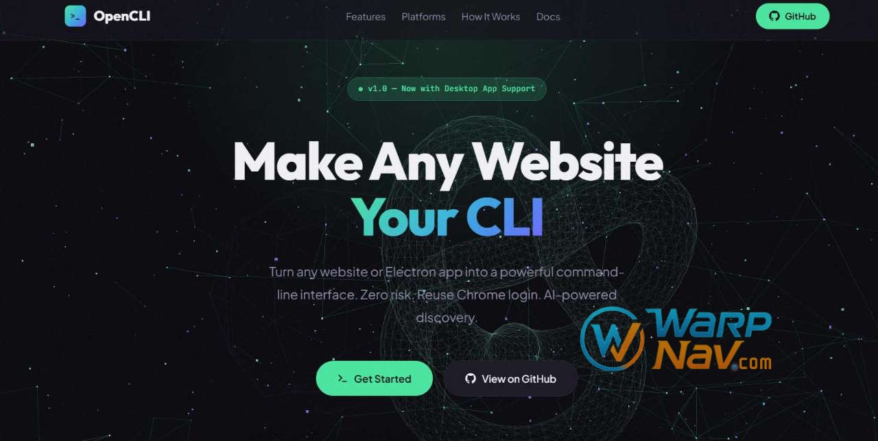 [Github发现] OpenCLI – 把任意网站和工具变成命令行，AI时代CLI万能钥匙