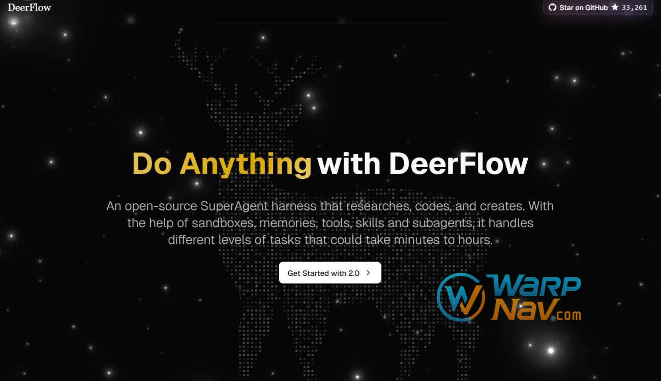 [Github发现] DeerFlow 2.0 – 字节跳动开源超级Agent运行平台，AI自主完成复杂任务