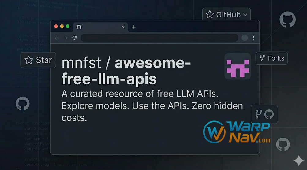 [Github发现] awesome-free-llm-apis – 永久免费的 LLM API 聚合列表