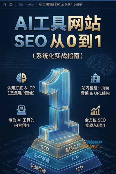 AI 工具网站 SEO 从 0 到 1 小册子