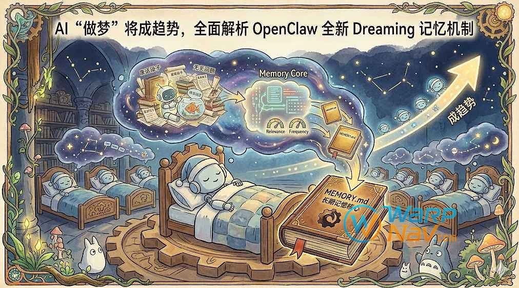 AI “做梦”将成趋势？揭秘 OpenClaw 全新 Dreaming 记忆机制