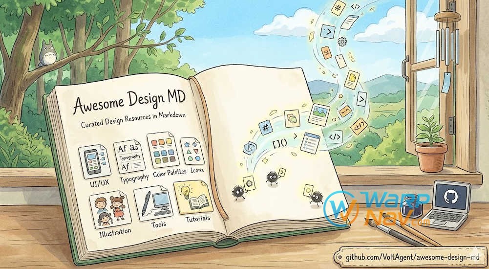 [Github发现] awesome-design-md – 收集流行网站设计系统的开源项目