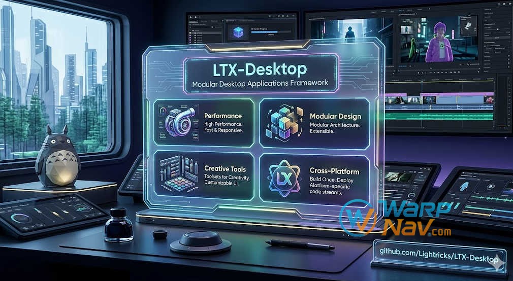 [Github发现] LTX Desktop – 开源的 AI 视频剪辑生成软件应用