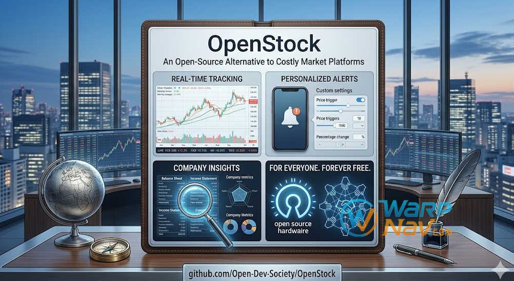 [Github发现] OpenStock – 开源股票市场追踪平台，10.3k Stars 的免费替代方案