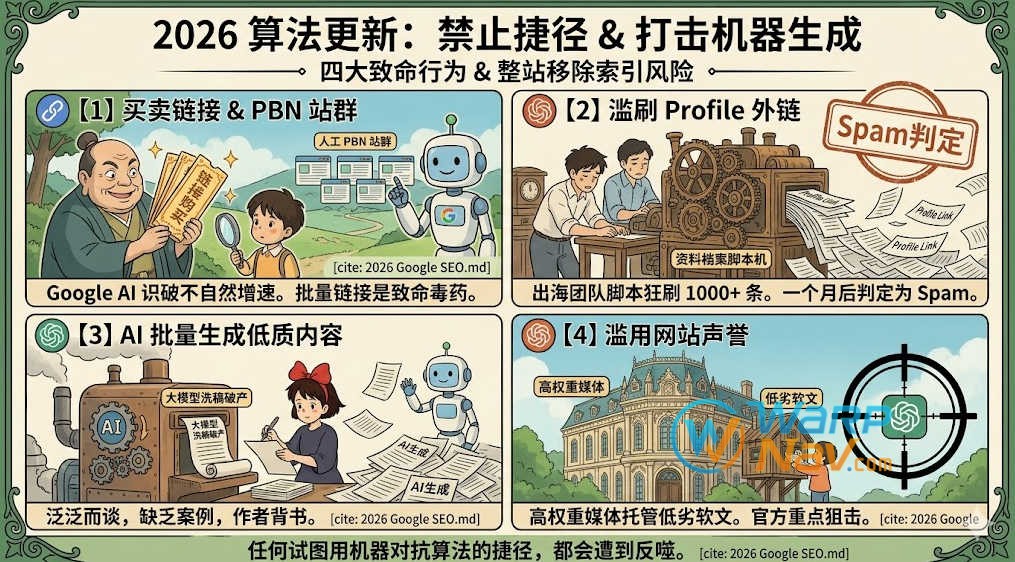 2026 年的算法更新释放了一个明确信号：任何试图用机器对抗算法的捷径，都会遭到反噬。