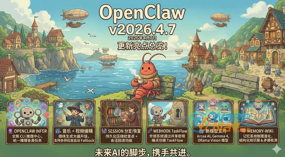 OpenClaw v2026.4.7 更新要点完整总结