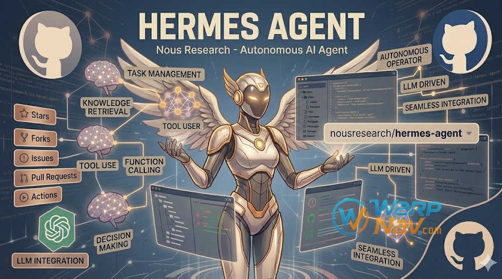 [Github发现] Hermes Agent – 多平台接入的通用 AI 编程代理框架