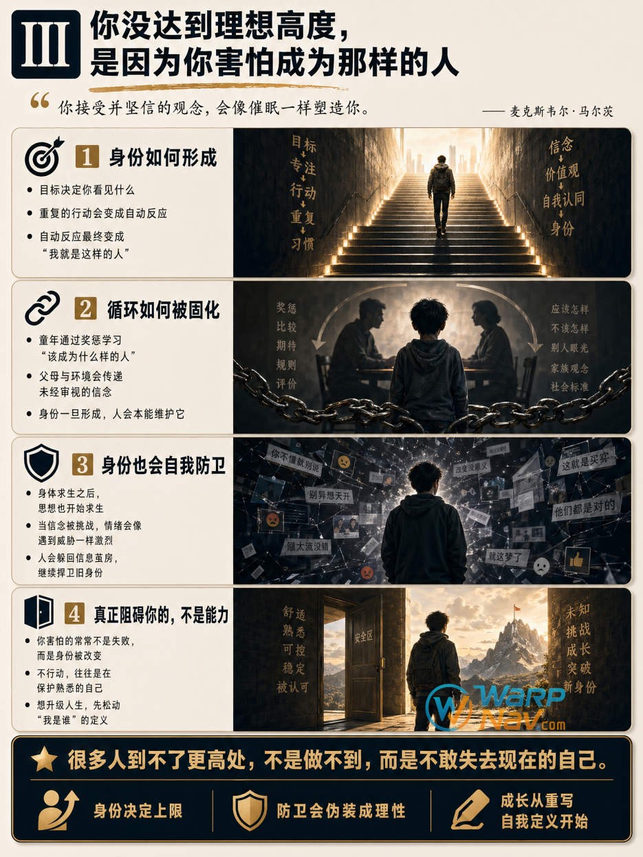 三、你之所以没能达到理想的高度，是因为你害怕去那里