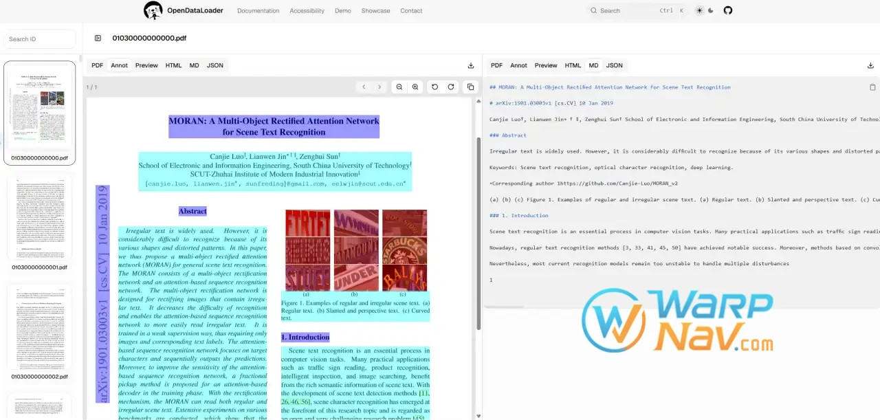 试用 OpenDataLoader PDF - AI 开源 PDF 解析转写工具