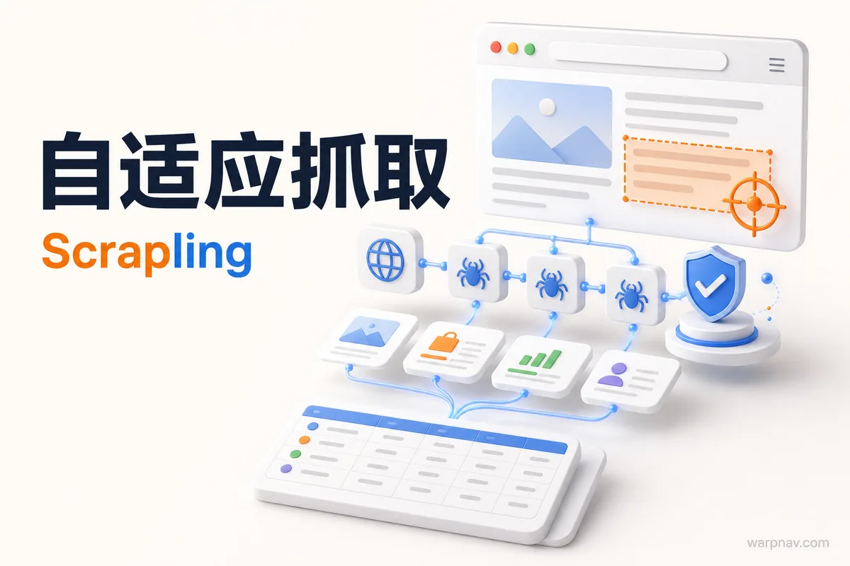 [Github] Scrapling – 自适应网页抓取与反检测爬虫框架