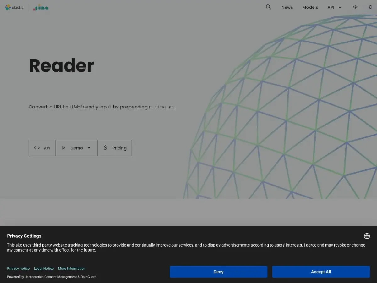 Jina Reader API
