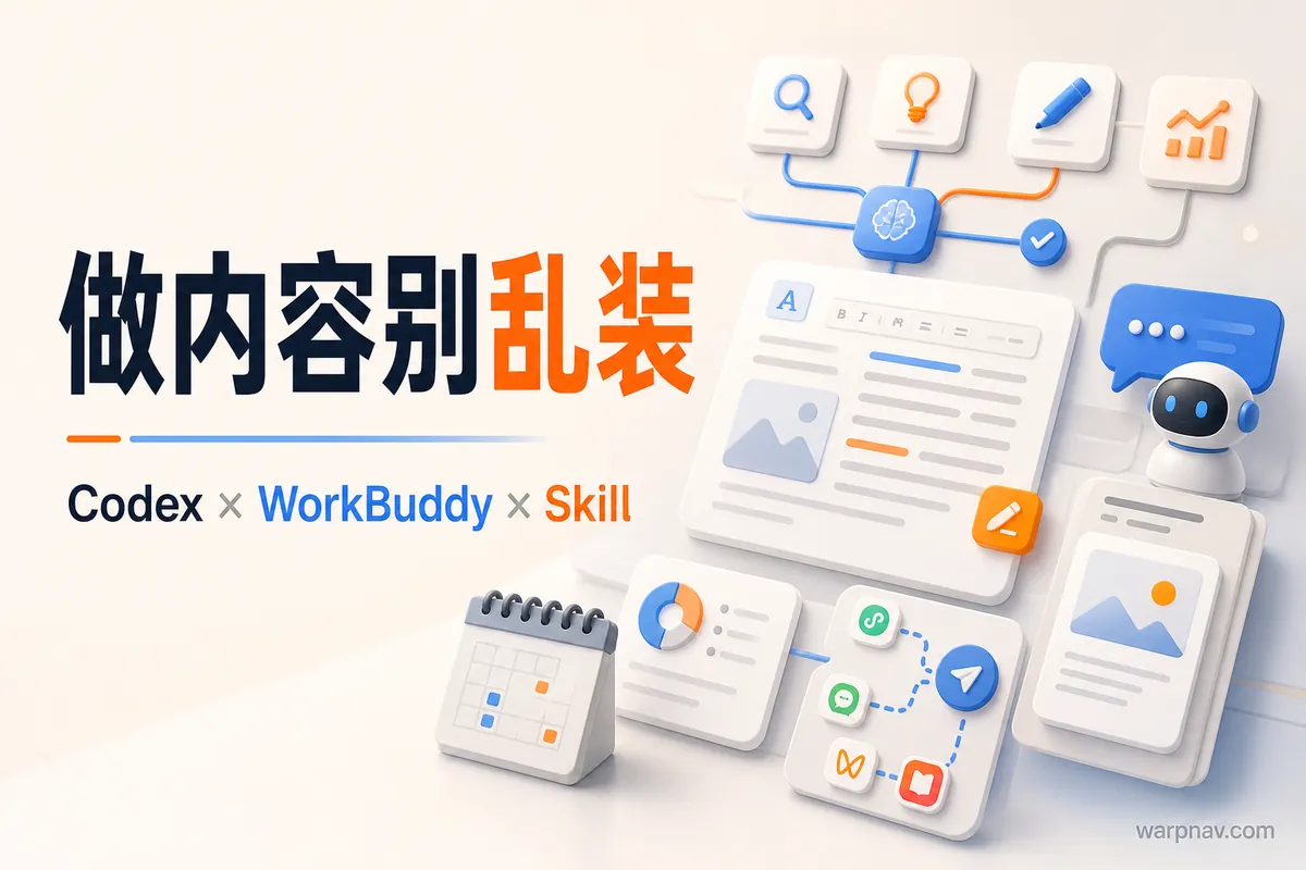 从 Codex 到 WorkBuddy：做内容，别急着装别人的 Skill！