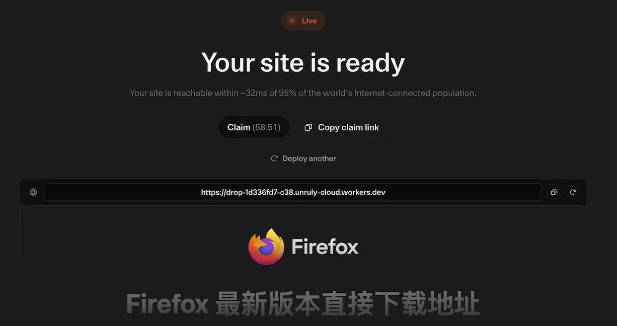 Cloudflare Drop Claim 认领链接