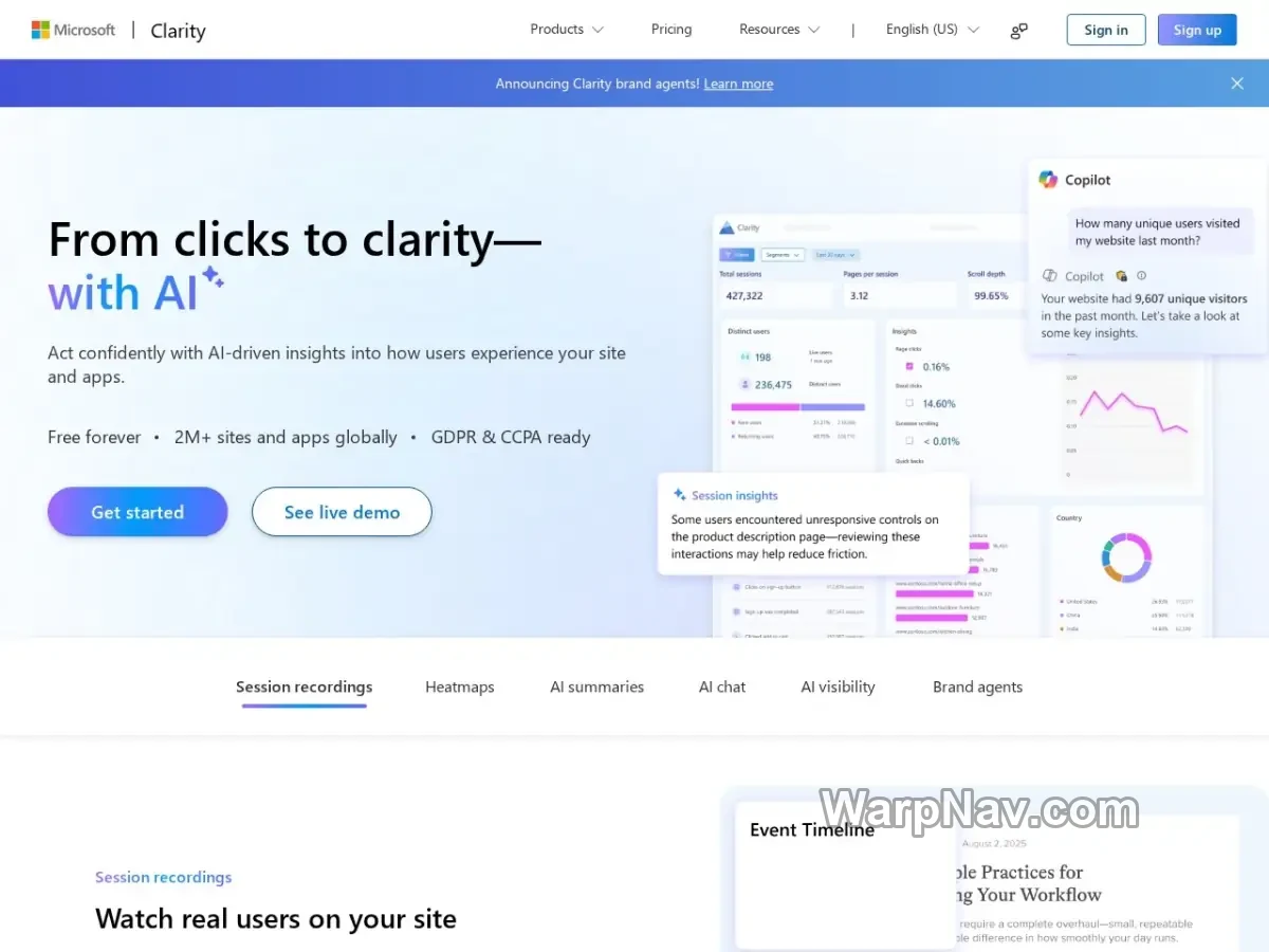 Microsoft Clarity