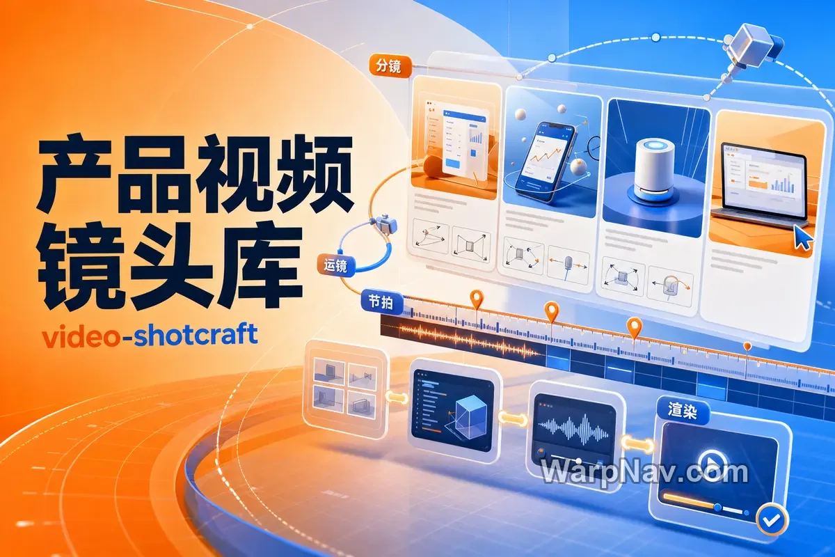 [Github] video-shotcraft – Codex 的 AI 产品视频镜头库