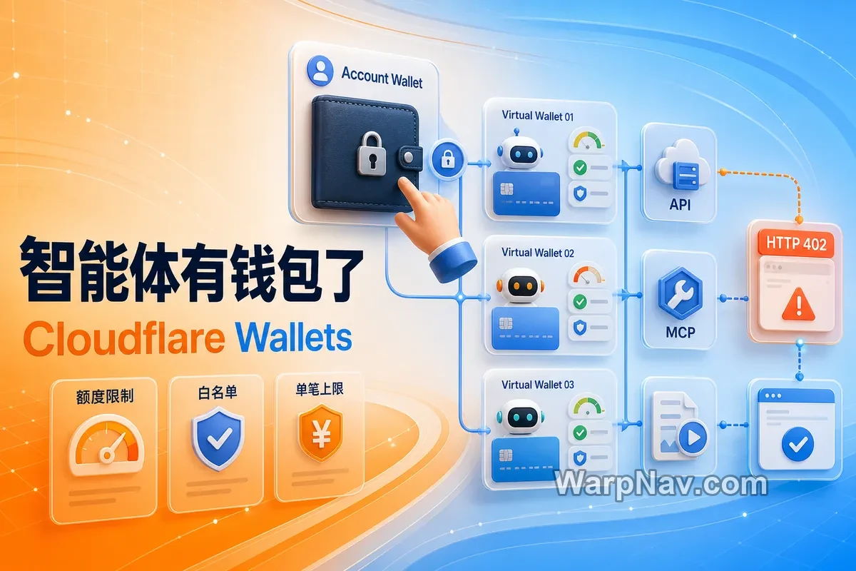 Cloudflare Wallets 是什么：AI Agent 钱包、身份与支出控制解析