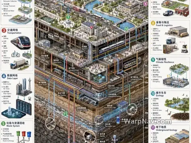 awesome-gpt-image-2 官方分类封面中的城市系统信息图案例