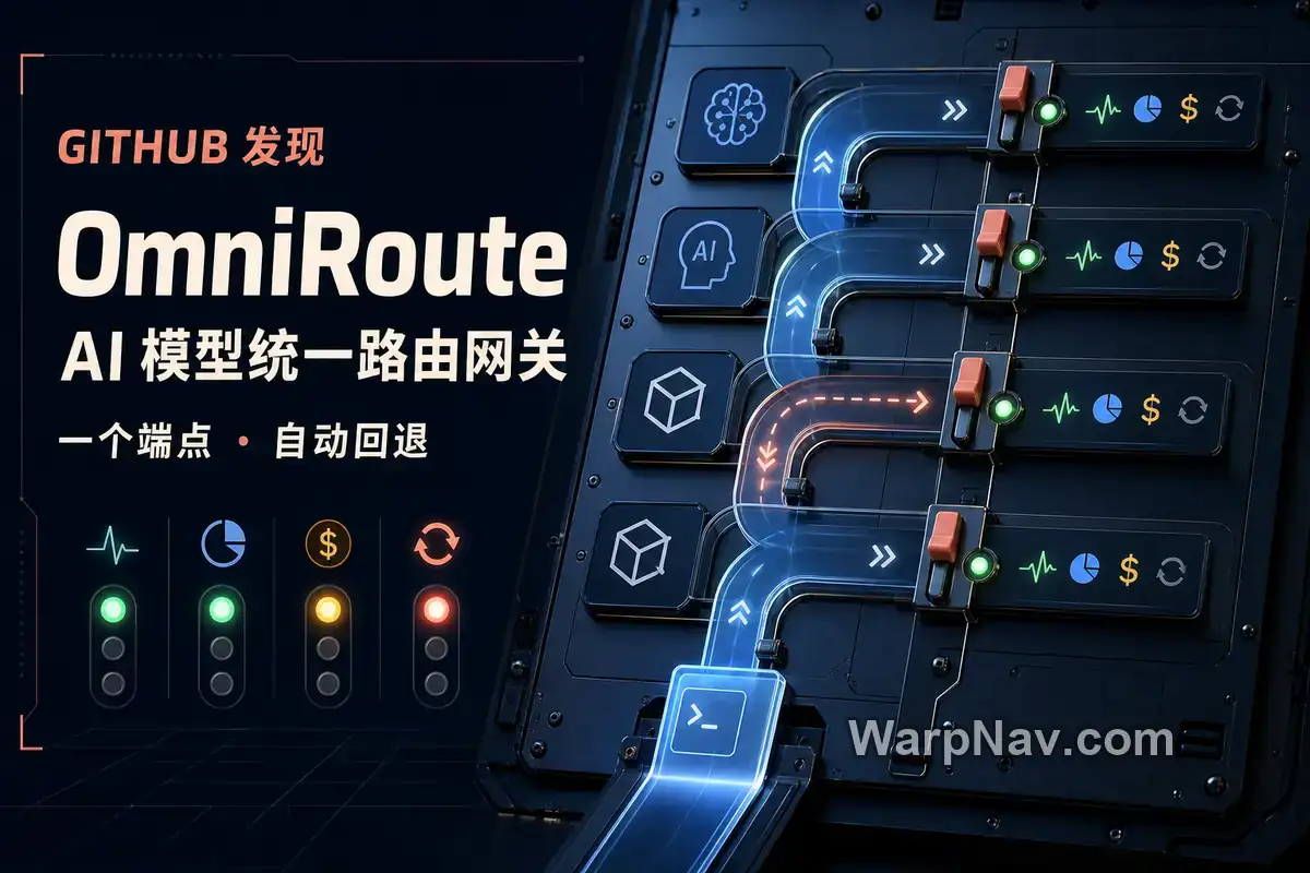 [Github] OmniRoute – 为 Codex 等工具统一 AI 模型入口