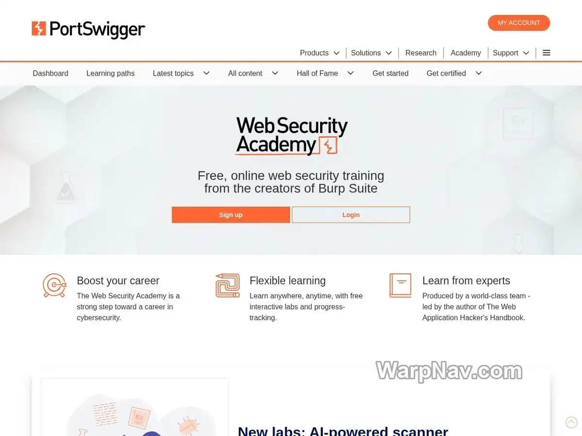 PortSwigger Web Security Academy