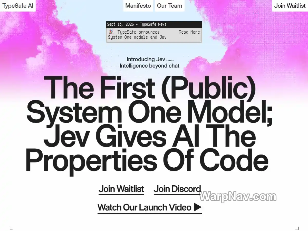 TypeSafe AI Jev