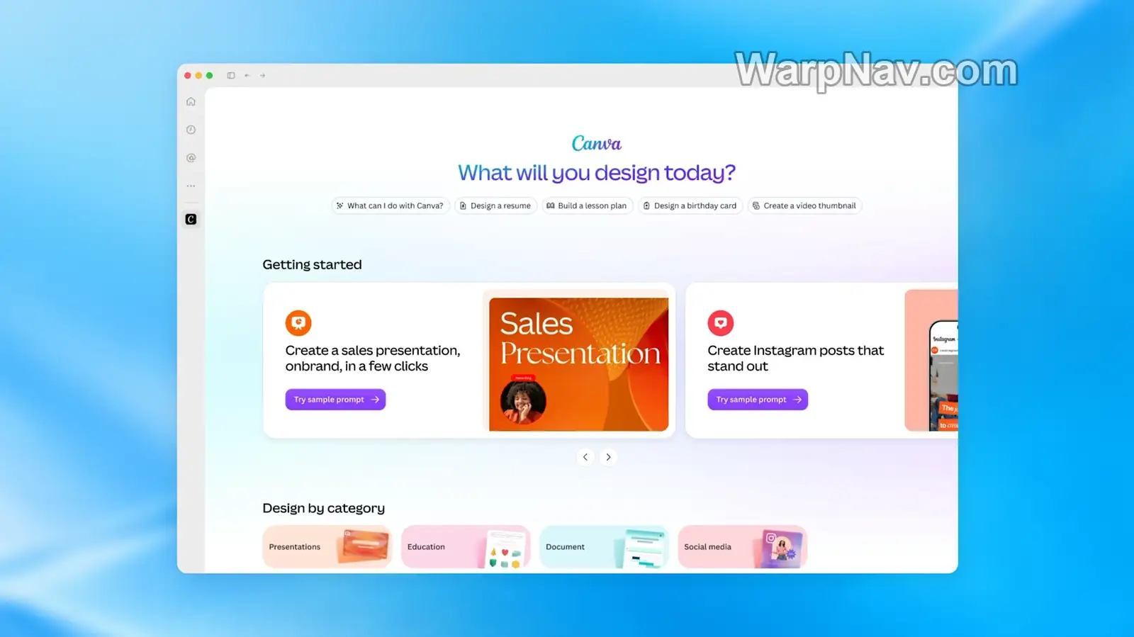 ChatGPT 内打开的 Canva 插件工作面板