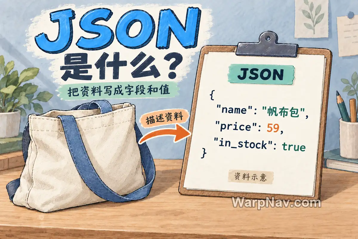 JSON 是什么？为什么很多软件用它传递数据？